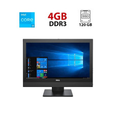 Моноблок Dell Optiplex 5250 AIO / 22" (1920x1080) IPS / Intel Core i3-7100 (2 (4) ядра по 2.4 GHz) / 4 GB DDR3 / 120 GB SSD / Intel HD Graphics 530 б/в