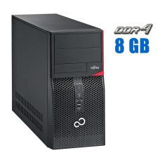 Комп'ютер Fujitsu Esprimo P556 E85+ Tower / Intel Core i3-6100 (2 (4) ядра по 3.7 GHz) / 8 GB DDR4 / 240 GB SSD / Intel HD Graphics 530 / DVI б/в