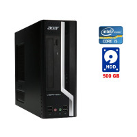 ПК Acer Veriton X2611G SFF / Intel Core i5-2500S (4 ядра по 2.7-3.7GHz) / 8 GB DDR3 / 500GB HDD / Intel HD Graphics 2000 / DVD-RW б/в