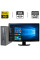 Комплект ПК: HP EliteDesk 800 G1 SFF / Intel Core i5-4570 (4 ядра по 3.2-3.6 GHz) / 8GB DDR3 / 320GB HDD / HD Graphics 4600 / DVD-ROM + Монітор Б-клас Hyundai V236W / 23" TN / VGA + Мишка, клавіатура і кабелі б/в