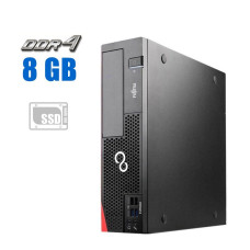 Комп'ютер Fujitsu Esprimo D556-2 E90+ SFF / Intel Core i3-6100 (2 (4) ядра по 3.7 GHz) / 8 GB DDR4 / 120 GB SSD / Intel HD Graphics 530 б/в