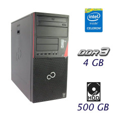 Системний блок Fujitsu Esprimo P420 / Celeron G1840 2 ядра по 2.8GHz / 4GB DDR3 / 500GB HDD