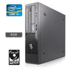 Системний блок Fujitsu Intel Core i3-2100 (2 (4) ядра по 3.1 GHz) / 8 GB DDR3 / 500 GB HDD / HD Graphics 2000 / DVD-RW / DVI / 280W б/в