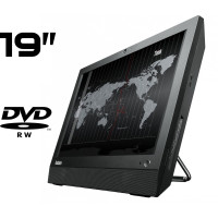 Моноблок Б-класс Lenovo ThinkCentre A70z All-in-One / 19" TN / Intel Core 2 Duo E7500 (2 ядра по 2.93GHz) / 4GB DDR3 / 200GB HDD / GMA X4500 / Вбудовані колонки 2x2W / DVD-RW б/в
