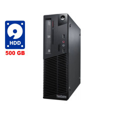 ПК Lenovo / Intel Core i3-2130 (2 (4) ядра по 3.4 GHz) / 8GB DDR3 / 500 GB HDD / Intel HD Graphics 2000 / DVD-RW б/в