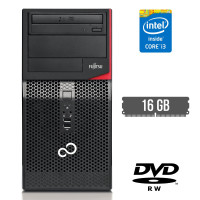 Комп'ютер Fujitsu Esprimo P420 E85+ Tower / Intel Core i3-4130 (2 (4) ядра по 3.4 GHz) / 16 GB DDR3 / no HDD / Intel HD Graphics 4400 / 280W / DVD-RW / DVI б/в