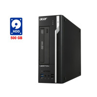 ПК Acer Veriton X2632G SFF / Intel Сore i3-4170 (2 (4) ядра по 3.7 GHz) / 8 GB DDR3 / 500 GB HDD / Intel HD Graphics 4400 / DVD-RW / Win 7 б/в