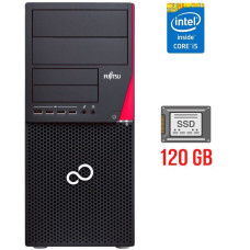 Комп'ютер Fujitsu Esprimo P720 E90+ Tower / Intel Core i5-4590 (4 ядра по 3.3-3.7GHz) / 4GB DDR3 / 120GB SSD / HD Graphics 4600 / 280W / DisplayPort / DVI б/в