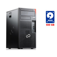 ПК Fujitsu Esprimo P957 E85+ Tower / Intel Core i3-6100 (2(4) ядра по 3.7GHz) / 4GB DDR3 / 500GB HDD / HD Graphics 530 / 280W б/в