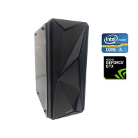 Ігровий ПК 1stPlayer Black Tower NEW / Intel Core i5-4590 (4 ядра по 3.3 - 3.7 GHz) / 16 GB DDR3 / 480 GB SSD NEW / nVidia GeForce GTX 1660 Super, 6 GB GDDR6, 192-bit / 750W + адаптер D-Link DWA-140 б/в
