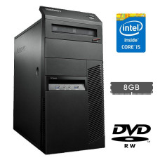 Комп'ютер Lenovo ThinkCentre M93p Tower / Core i5-4590 (4 ядра по 3.3-3.7 GHz) / 8GB DDR3 / no HDD / HD Graphics 4600 / 280W / DVD-RW б/в