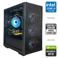 Ігровий ПК Intel Core i5-11400F (6(12) ядер по 2.6-4.4GHz) / 32GB DDR4 / 256GB SSD M.2 + 1000GB HDD / GeForce RTX 3050, 8GB GDDR6, 128bit / HDMI / 700W б/в
