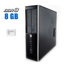 ПК HP Compaq 8200 Elite SFF / Intel Core i3-2100 (2 (4) ядра по 3.1 GHz) / 8 GB DDR3 / 240 GB SSD / Intel HD Graphics 2000 / DVD-ROM б/в