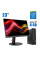 Комплект ПК: Lenovo ThinkCentre M720s SFF / Core i5-8400 (6 ядер по 2.8-4 GHz) / 16GB DDR4 / 512GB SSD / UHD Graphics 630 + Монітор Lenovo ThinkVision T23i-10 / 23" IPS б/в