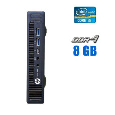 Неттоп HP EliteDesk 800 G2 USFF / Intel Core i5-6400T (4 ядра по 2.2 - 2.8 GHz) / 8 GB DDR4 / 240 GB SSD / Intel HD Graphics 530 / USB 3.0 б/в