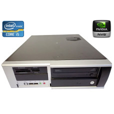 Ігровий ПК Asus SFF / Intel Core i5-650 (2(4) ядра по 3.2-3.46GHz) / 8GB DDR3 / 320GB HDD / Quadro NVS 295, 256MB GDDR3, 64-bit / DVD-ROM / Win 10 б/в