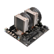 Матплата X79-SS + 2x (ДВА) Intel Xeon E5-2670 v2 10(20) ядра по 2.5-3.3 GHz+16 GB DDR3+2x Кулер/LGA2011 б/в