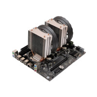 Матплата X79-SS + 2x (ДВА) Intel Xeon E5-2650 v2 16 (32) ядра по 2.6 - 3.4 GHz+16 GB DDR3+2x Кулер/LGA2011 б/в