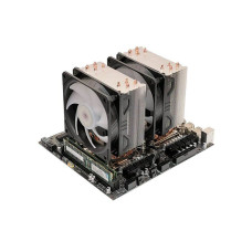 Матплата X79-SS + 2x (ДВА) Intel Xeon E5-2695 v2 12 (24) ядер 2.4-3.2 GHz+16 GB DDR3+2x Кулер/LGA2011 б/в