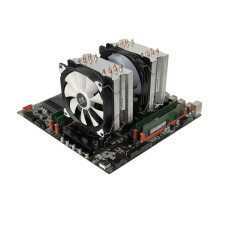 Матплата X79-DUAL + 2x (ДВА)Intel Xeon E5-2650 v3 10 (20) ядер 2.3-3.0 GHz+16 GB DDR4+2x Кулер/LGA2011-3 б/в