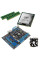 Комплект б/в: материнська плата H61 LGA1155 + CPU Intel Core i3-3220 (2 ядра по 3.3 GHz) + 4 GB DDR3 + Кулер
