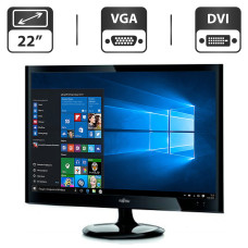 Монітор Fujitsu L line SL22W-1 / 22" (1680x1050) TN / VGA, DVI б/в