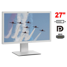 Монітор Fujitsu P27T-7 / 27" IPS / 1x HDMI, 1x DP, 1x DVI, 1x VGA, 1x USB Type-B, 2x USB 2.0, 1x Audio / 2х2W / VESA100x100 / Pivot б/в