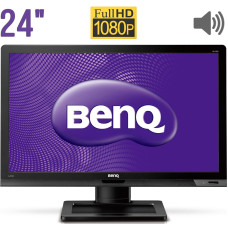 Монітор Б-класс BenQ BL2400 / 24" (1920x1080) VA / VGA, DVI, DisplayPort / Вбудовані колонки 2x 1W / VESA 100x100 б/в