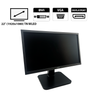 Монітор Acer Professional B226HQL / 22" (1920x1080) TN WLED / VGA, DVI, DP / Кабелі підключення б/в