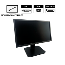 Монітор Acer Professional B226HQL / 22" (1920x1080) TN WLED / VGA, DVI, DP / Кабелі підключення б/в