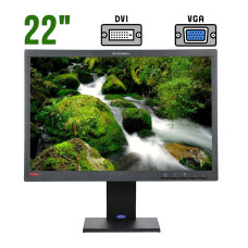 Монітор Lenovo ThinkVision L2250pwD / 22" (1680x1050) TN / DVI, VGA / VESA 100x100 б/в