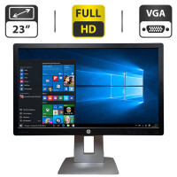 Монітор HP EliteDisplay E232 / 23" (1920x1080) IPS / USB, VGA, HDMI, DisplayPort / VESA 100x100 б/в