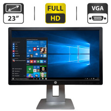 Монітор HP EliteDisplay E232 / 23" (1920x1080) IPS / USB, VGA, HDMI, DisplayPort / VESA 100x100 б/в