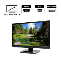 Монітор Iiyama ProLite E2280HS / 22" (1920x1080) TN / VGA, DP, HDMI б/в