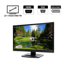 Монітор Iiyama ProLite E2280HS / 22" (1920x1080) TN / VGA, DP, HDMI б/в