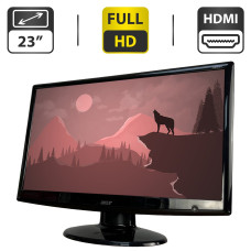 Монітор Acer H233H / 23" (1920x1080) TN / VGA, DVI, HDMI / VESA 100x100 б/в