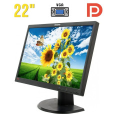 Монітор Б-клас Lenovo ThinkVision L2251pwD / 22" TN / VGA, DisplayPort, Audio / VESA 100x100 б/в