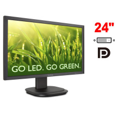 Монітор ViewSonic VG2439M / 24" (1920x1080) TN / 1x DP, 1x DVI, 1x VGA, 3x USB 2.0, 2x Audio / 2x 2W / VESA 100x100 / Pivot б/в