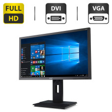 Монітор Acer Professional B226HQL / 22" (1920x1080) TN / VGA, DVI / Вбудовані колонки 1x 1W б/в