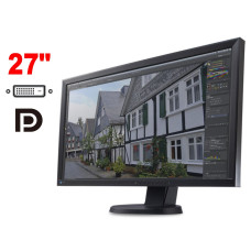 Монітор Eizo FlexScan EV2736W / 27" (2560x1440) IPS / 1x DP, 1x DVI, 1x USB Type-B, 2x USB 2.0 / 2х 1W / VESA100x100 / Pivot б/в