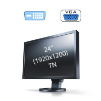 Монітор б/в Б клас EIZO FlexScan S2402W/24" (1920x1200)TN/1x DVI,1x VGA,1x Audio Port Combo/колонки 2х 1W
