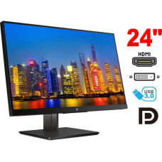 Монітор HP Z24nf / 24" (1920x1080) IPS / 2x DP, 1x miniDP, 1x HDMI, 4x USB 3.0 / VESA 100x100 б/в