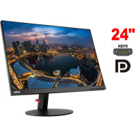 Монітор Lenovo ThinkVision T24D-10 / 24" (1920x1200) IPS / 1x HDMI, 1x DP, 1x VGA, 1x USB 3.0, 2x USB 2.0, 1x USB Type-B б/в
