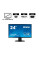 Монітор Iiyama ProLite B2481HS / 24" (1920x1080) TN / VGA, DVI, HDMI, Audio / VESA 100x100 б/в