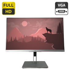 Монітор Б-клас HP EliteDisplay E243 / 24" (1920x1080) IPS / USB-Hub, VGA, HDMI, DisplayPort / VESA 100x100 б/в