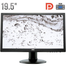 Монітор АОС Pro-line M2060PWQ / 19.5" (1920x1080) MVA / DisplayPort, VGA, Audio / VESA 100x100 / Вбудовані колонки 2x 2W б/в