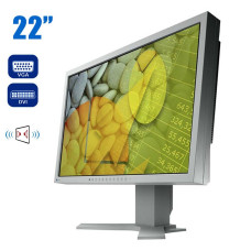Монітор Eizo FlexScan S2202W / 22" (1680x1050) TN / VGA, DVI / Вбудовані колонки 2x 0.5W б/в