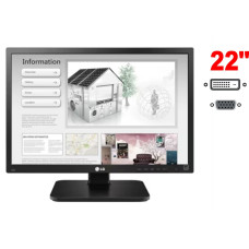 Монітор LG 22MB65P-B / 22" (1680x1050) TN / 1x DVI, 1x VGA / VESA 100x100 б/в