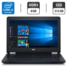Нетбук Dell Latitude 12 E5270 / 12.5" (1366x768) TN / Intel Core i5-6200U (2 (4) ядра по 2.3 - 2.8 GHz) / 8 GB DDR3 / 512 GB SSD / Intel HD Graphics 520 / WebCam / HDMI б/в