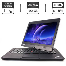 Нетбук-трансформер Б-класс Lenovo ThinkPad Twist S230u / 12.5" TN Touch / Intel Core i5-3317U (2(4) ядра по 1.7-2.6GHz) / 4GB DDR3 / 256GB SSD NEW / HD Graphics 4000 / WebCam / Win 10 Pro б/в